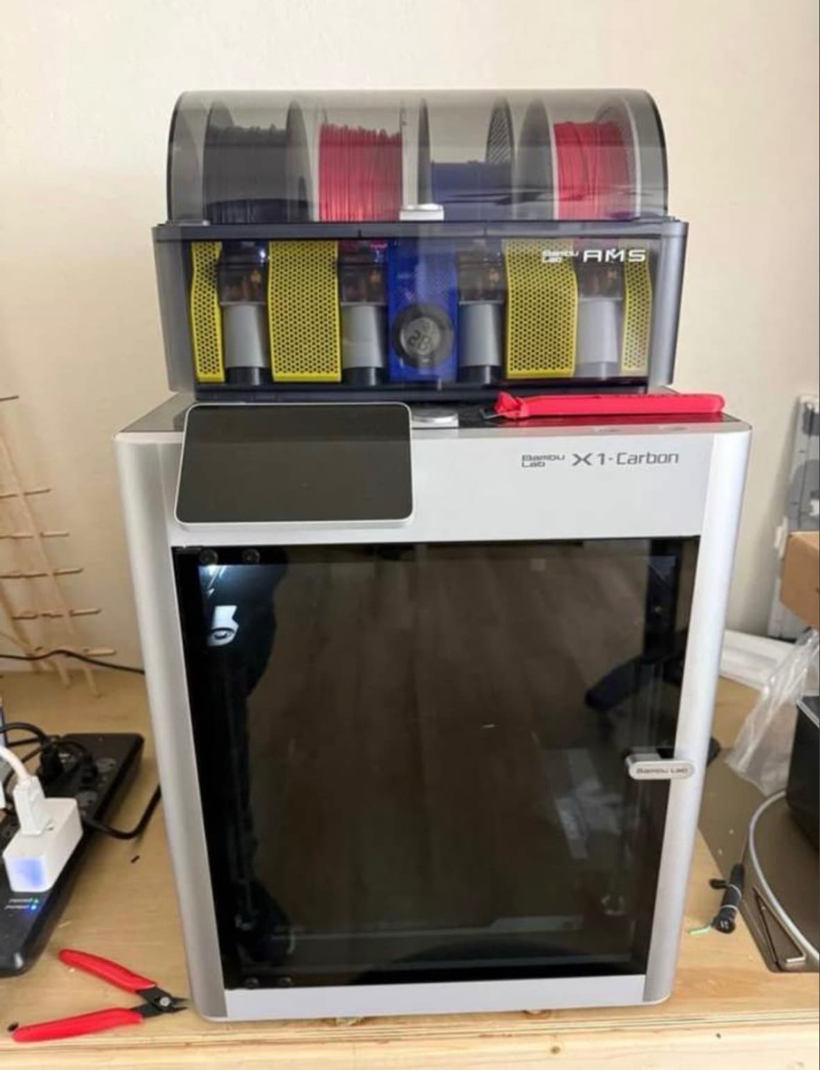 Bambu x1 3d printer + AMS + Filaments - Electronics in Ottawa, Ontario - Buy and Sell on Fliku